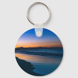Chaveiro Praia de Belongil logo após o pôr do sol, Byron Ba