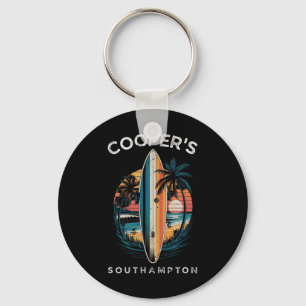Chaveiro Praia de Cooper Southampton Homens Mulheres Surfe