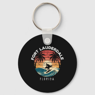 Chaveiro Praia de Fort Lauderdale Flórida Ondas de Surfboar