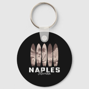 Chaveiro Praia de Nápoles Flórida Prancha de Surfe Homens M