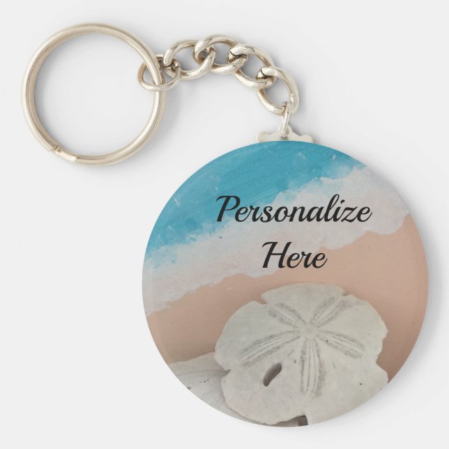 Chaveiro Praia Deseja Conchas (Frente)