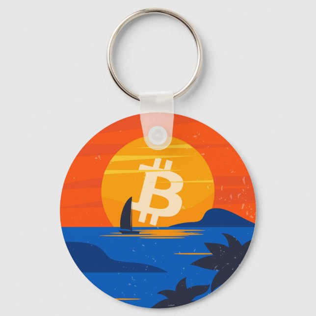 Chaveiro Praia do Bitcoin (Frente)