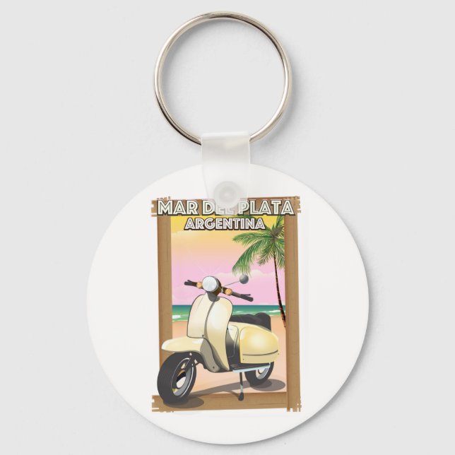 Chaveiro Praia Mar del Plata Argentina (Frente)