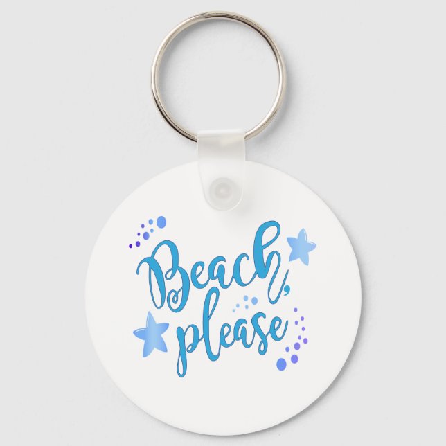 Chaveiro Praia, por favor (Frente)