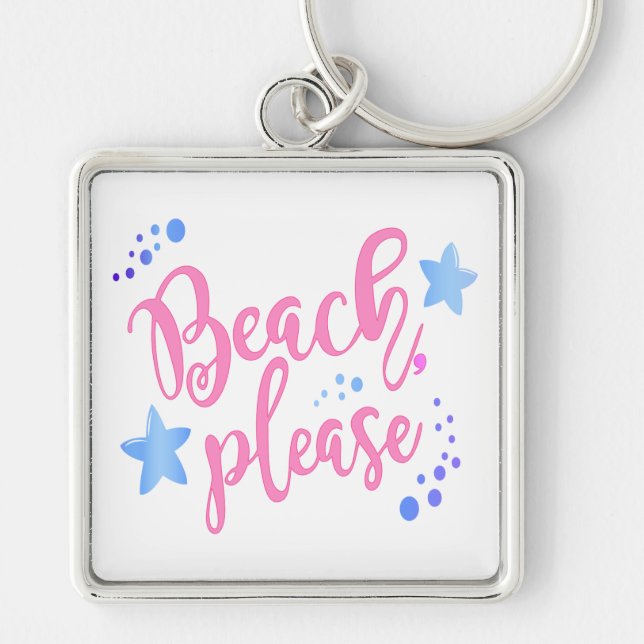 Chaveiro Praia, por favor (Frente)