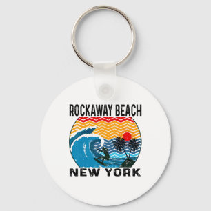 Chaveiro Praia Rockaway Nova York Surfe Prancha de Surfe