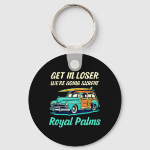Chaveiro Praia Royal Palms Califórnia Surf Mulheres Homens