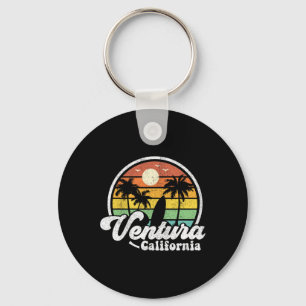 Chaveiro Praia Vintage Ventura Califórnia Ca Surf Retro