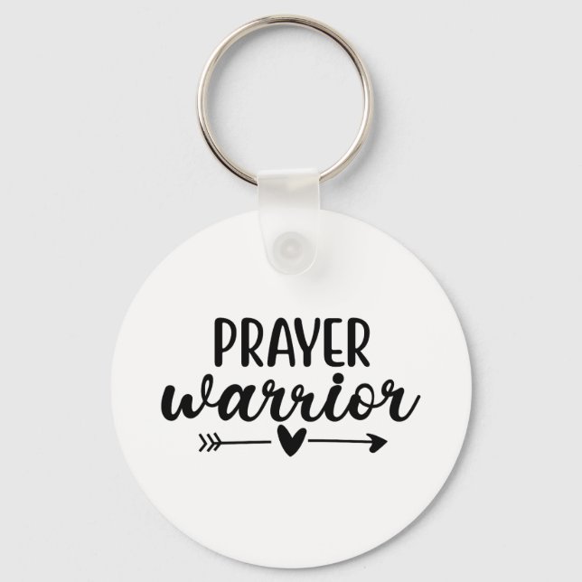 Chaveiro Prayer Warrior (Frente)