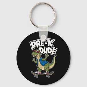 Chaveiro Pré-escolar Dude Dinossauro Skate Kids Jardim de I