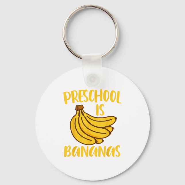 Chaveiro Pré-Escolar É Professora De Bananas Que Ensina De  (Frente)