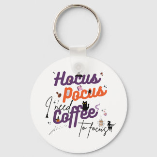 Chaveiro Preciso de café para focar no Pocus I