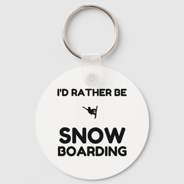 CHAVEIRO PREFERENCIALMENTE BE SNOWBOARDING (Frente)