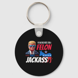 Chaveiro Preferencialmentes Votam Por Um Felon Que Um Jack 
