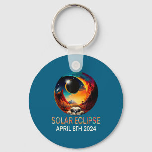 Chaveiro Preguiça do Eclipse Solar Vestindo Camisa Eclipse