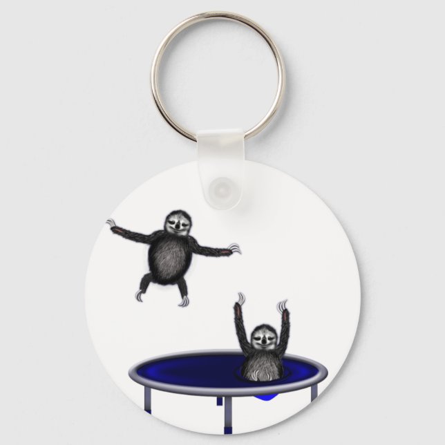 Chaveiro preguiças de galhardetes (Frente)