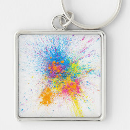 Chaveiro Premium com barra de cores grande