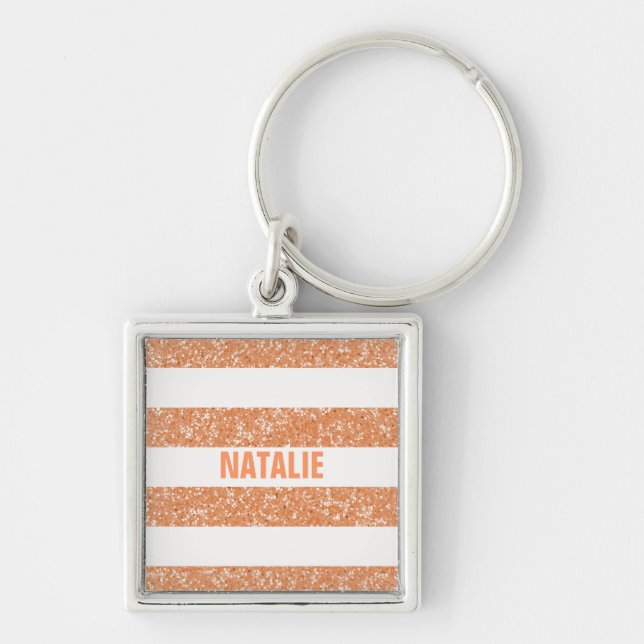 Chaveiro Premium com Glitter de Estirpe (Frente)