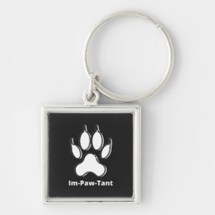 Chaveiro Premium Im-Paw-Tant