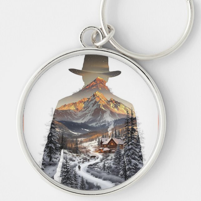 Chaveiro "Premium Metal Keychain – Sleek, Durable & Stylish (Frente)