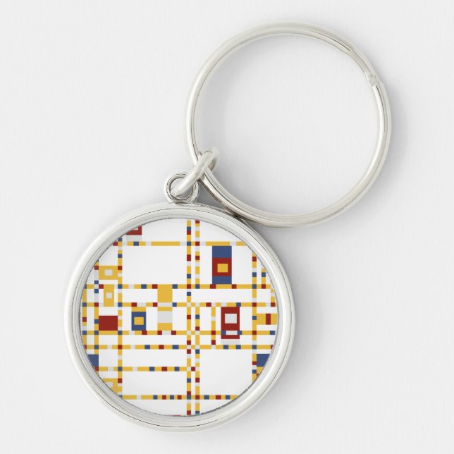 Chaveiro Premium redondo pequeno (1,44") (Frente)