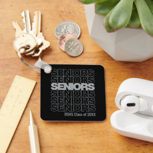 Chaveiro Prendedores de Chaves Seniors Seniors Seniors Cinz