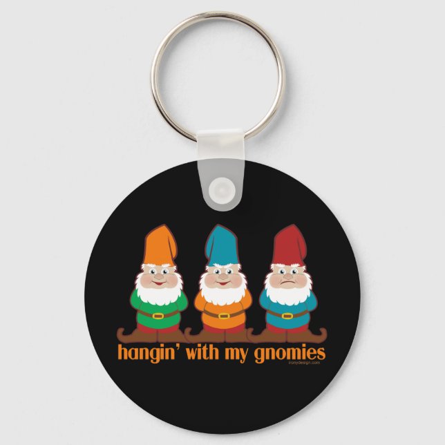 Chaveiro Prendendo-me com os meus fantasmas preto (Frente)