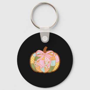 Chaveiro Preppy Floral Patwork Pumpkin Coquette Lace