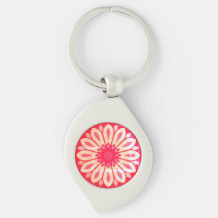 CHAVEIRO PRESENÇA DE FLOR MODERNA COLORIDA PARA FILHA IRMÃ