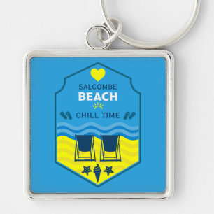 Chaveiro Presente britânico na praia