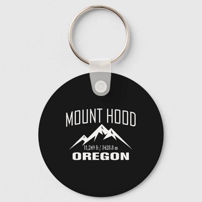 Chaveiro Presente Clube de Cume de Montanhismo Mount Hood O (Frente)