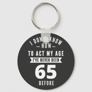 Chaveiro Presente com 65 anos   65.o Aniversário - Oferta d