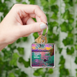 Chaveiro Presente cristão para mulheres Black Swan Photo Ar