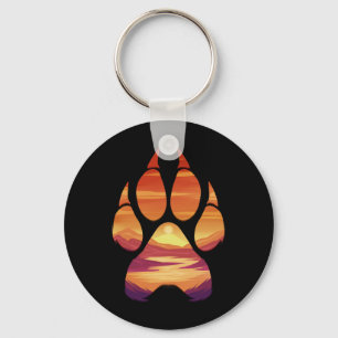 Chaveiro Presente das Montanhas Wolf Paw para Clube de Mont