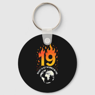 Chaveiro Presente de 19º aniversário_ Pronto para incendiar