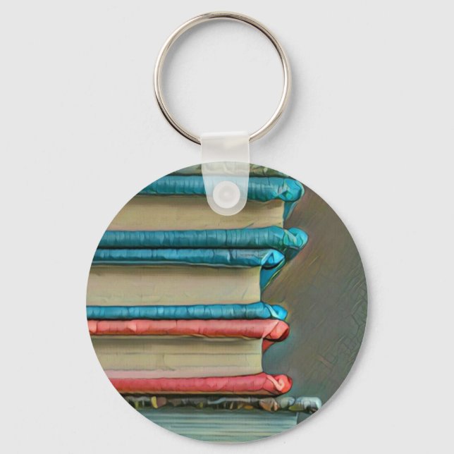 Chaveiro Presente de amante de livros (Frente)