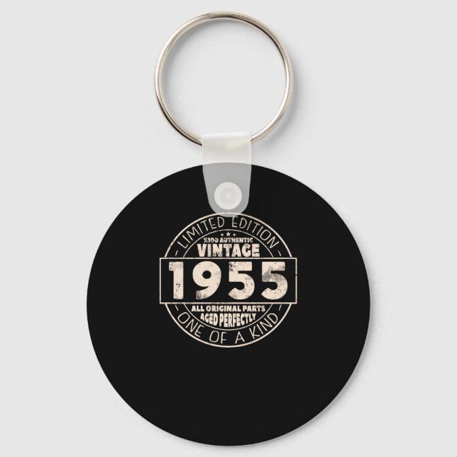 Chaveiro Presente de aniversário de 1955 (Frente)