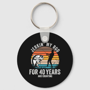 Chaveiro Presente De aniversário de 40 anos Para Os Pescado