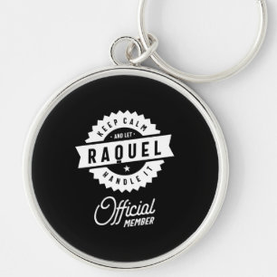 Chaveiro Presente de Aniversário do Nome Personalizado Raqu