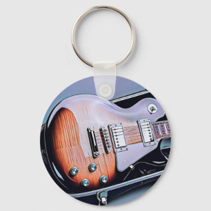 Chaveiro Presente de aniversário guitarrista da Vintage