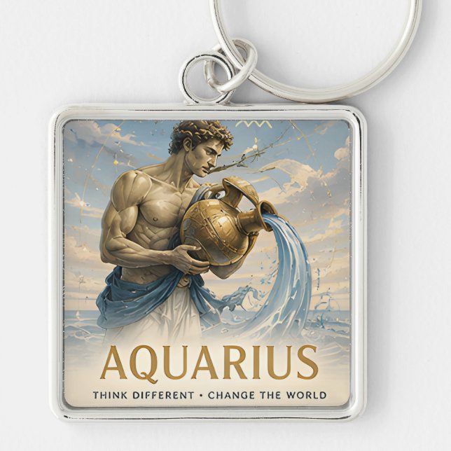 Chaveiro Presente de Astrologia de Aniversário do Signo de  (Frente)