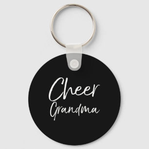 Chaveiro Presente de Avó de Cheerleader de Família Correspo