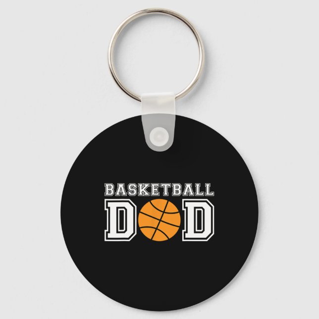 Chaveiro Presente De Basquete De Pai De Basquete Para Padre (Frente)