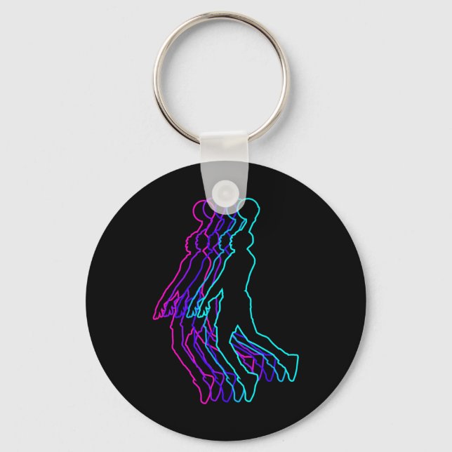 Chaveiro Presente De Basquete Para Jogador De Jogadores Jov (Frente)
