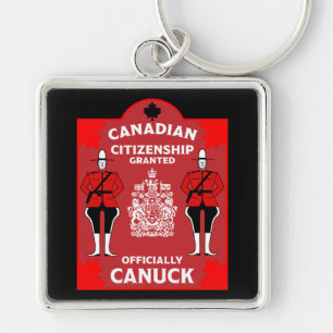 Chaveiro Presente de celebração de cidadania canadense