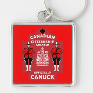 Chaveiro Presente de celebração de cidadania canadense