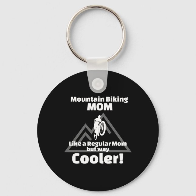 Chaveiro Presente de Ciclismo de Mountain Bike para Mãe Cic (Frente)