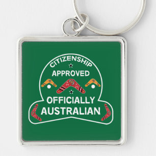 Chaveiro Presente de cidadania australiana   Cidadania Auss