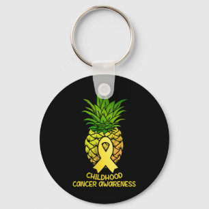 Chaveiro Presente de Consciência do Cancer de Infância do A