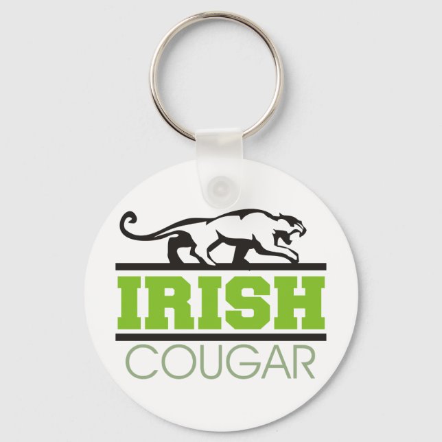 Chaveiro Presente de Cougar Irlandês (Frente)